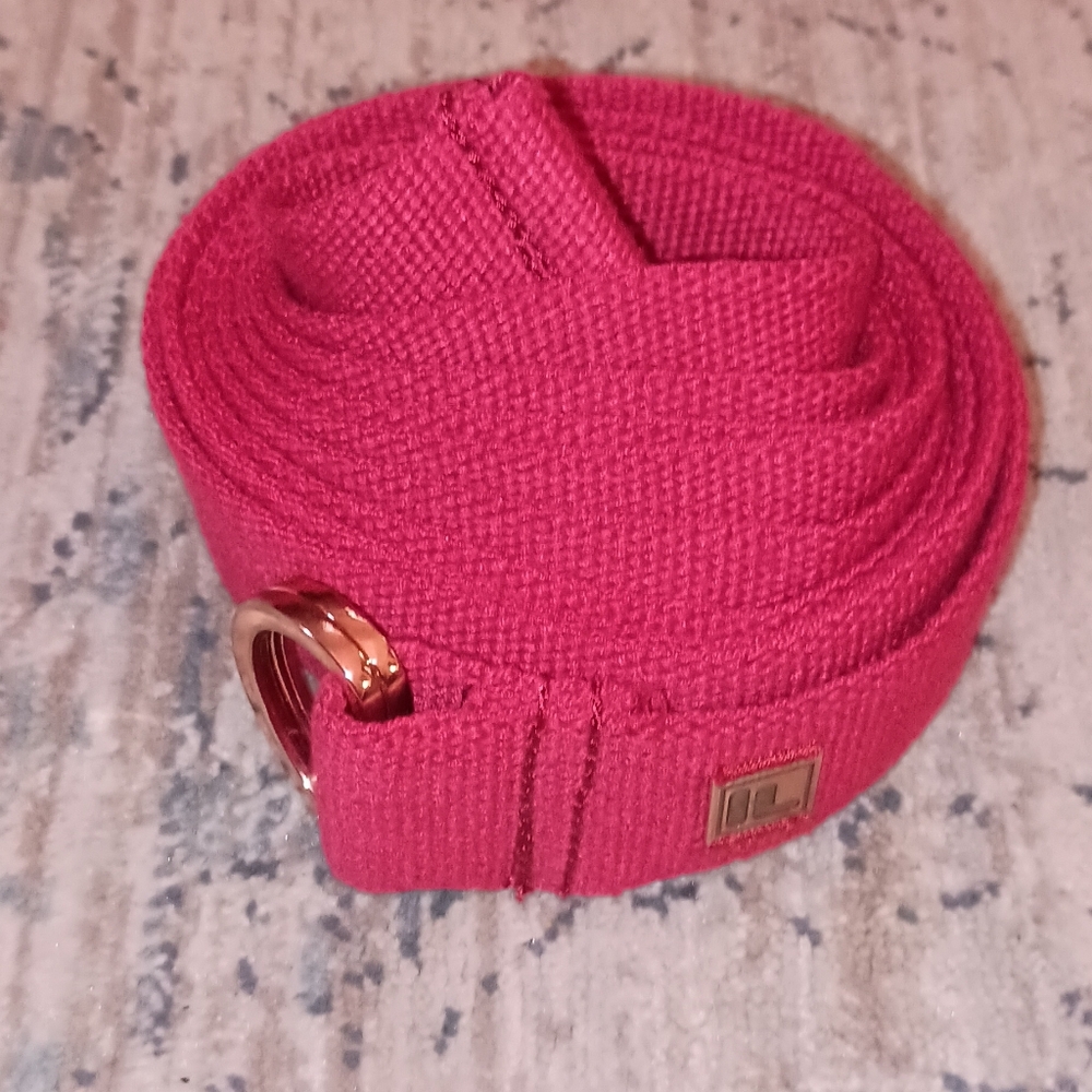Fila red Cotton Extra Long Belt